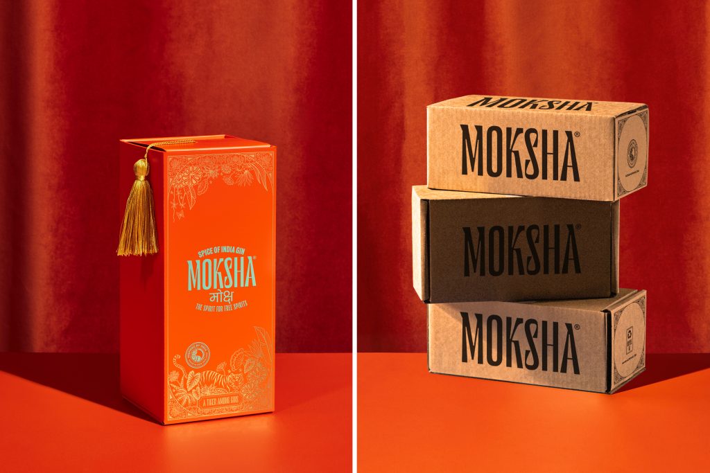 Moksha Brand Identity, Packaging design by Libby & Ben