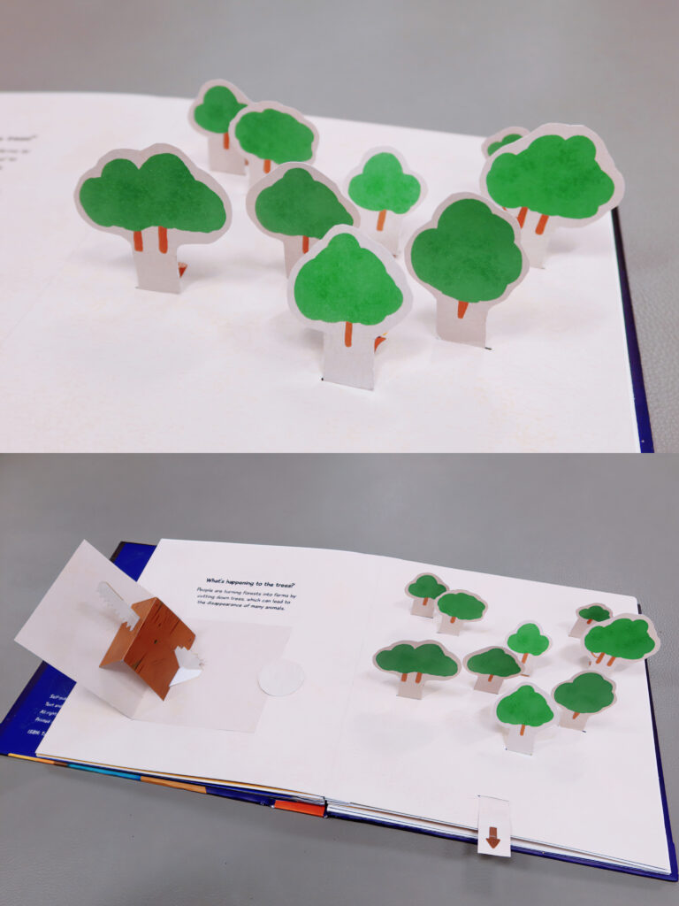 pop up book of trees