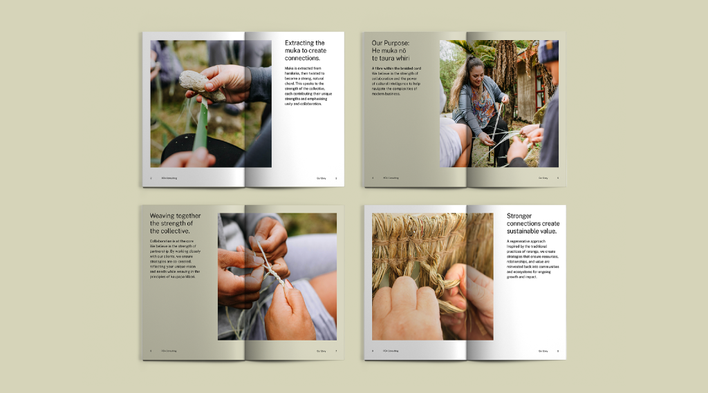 brochure mockups for RŌA