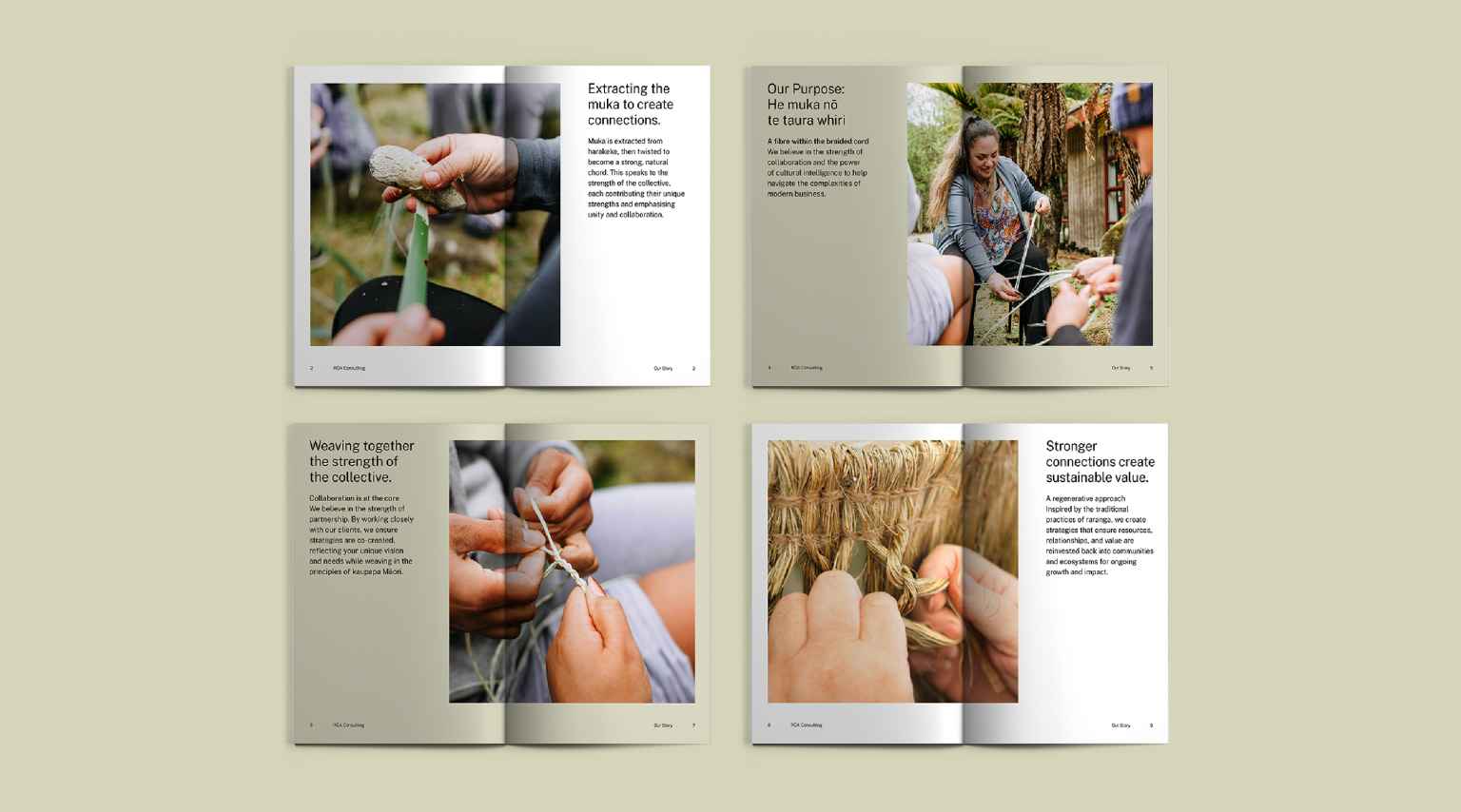 Fresh from the Field: RŌA Consulting Brand Identity - Design Assembly
